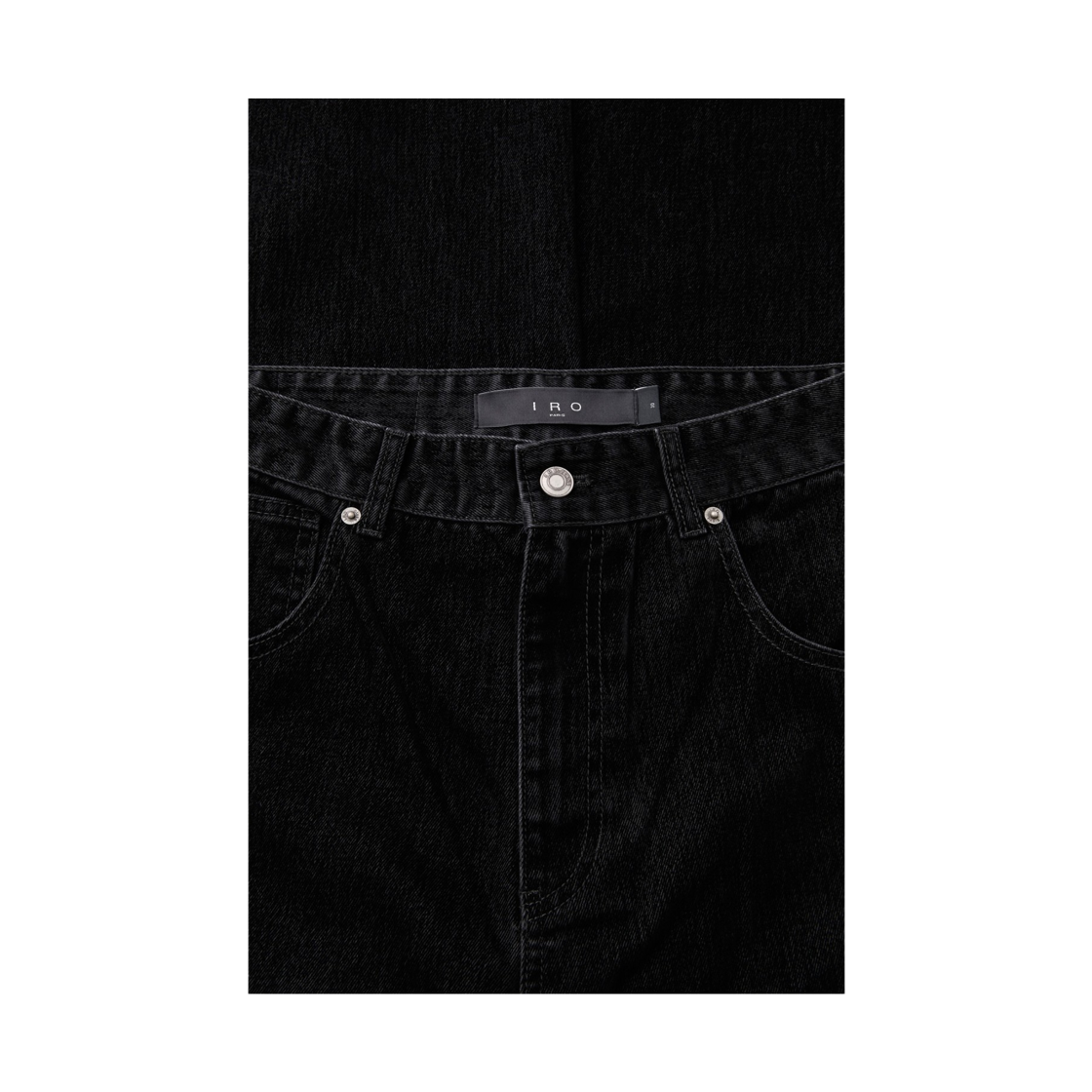 이로 나크르 벨벳 데님팬츠 블랙(Iro Nacre Velvet Denim Pants Black) - 4