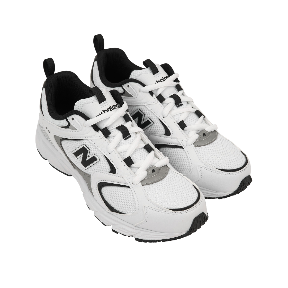 뉴발란스 408 화이트 블랙 - D 스탠다드(New Balance 408 White Black - D Standard) - 4