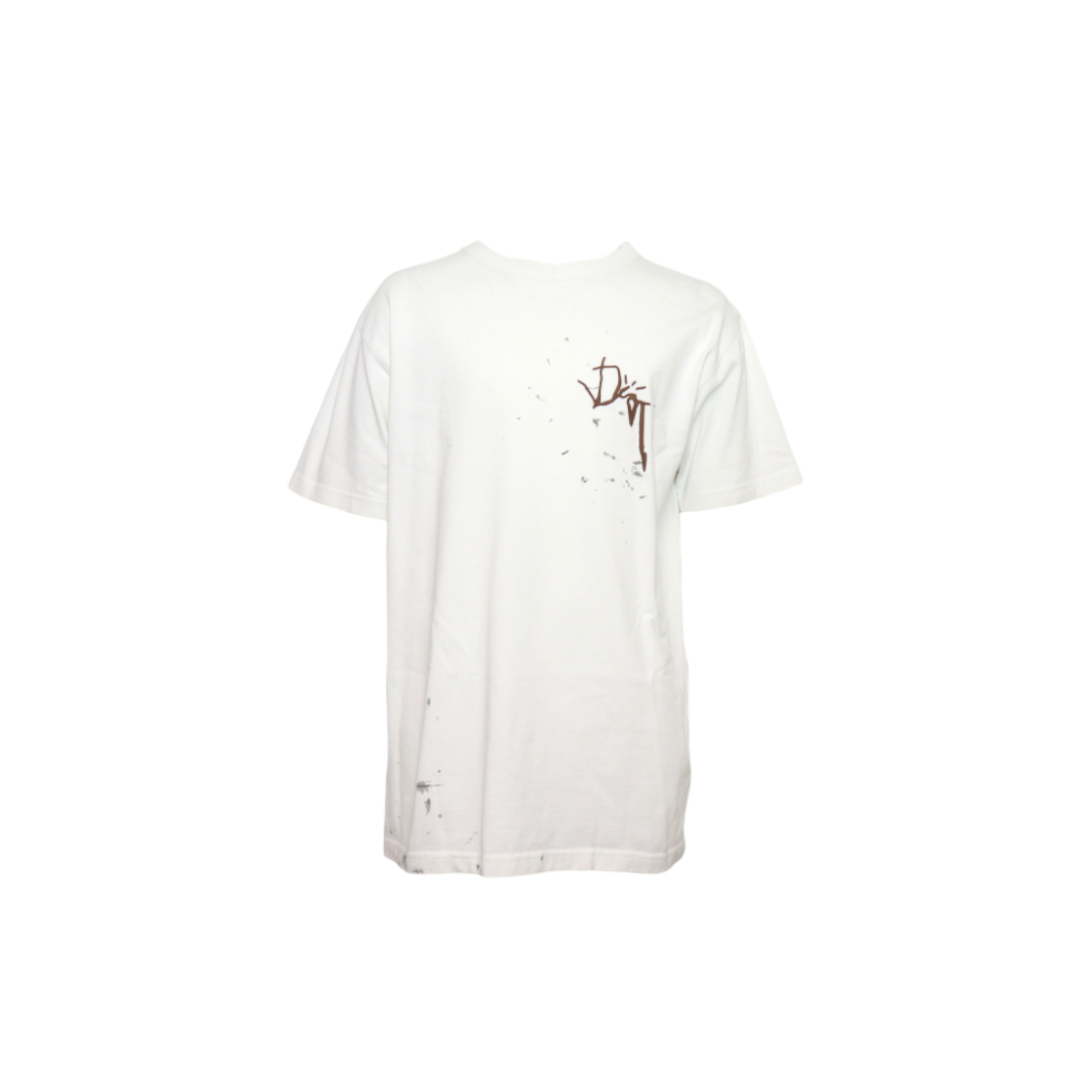 IT2PG6GI82E3 Dior x Cactus Jack Oversized White Men T-Shirt