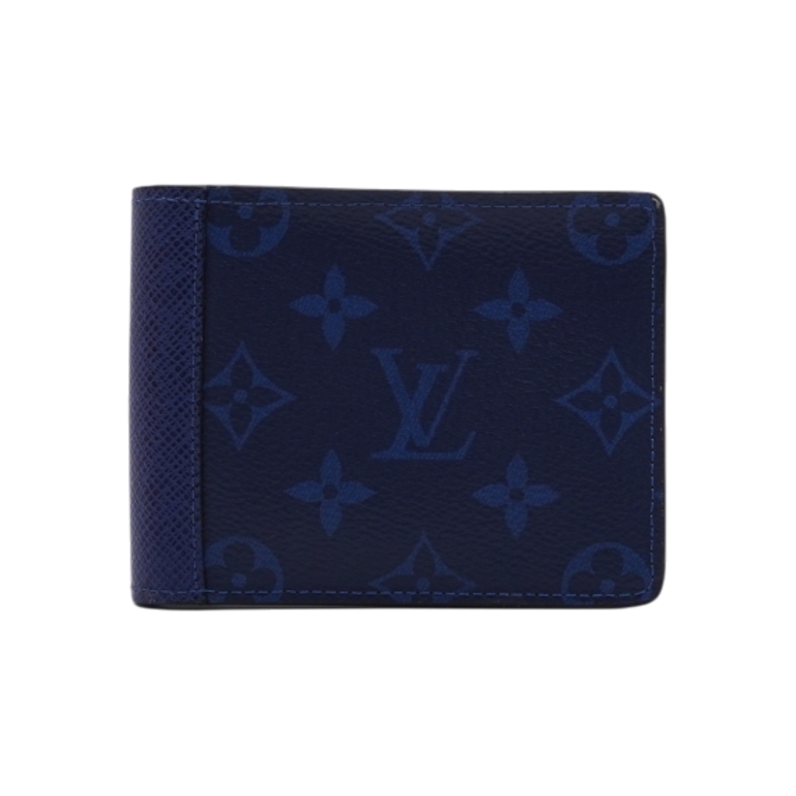 IT64VD4C8FBB Louis Vuitton M30299 Blue Monogram Canvas Multiple Wallet