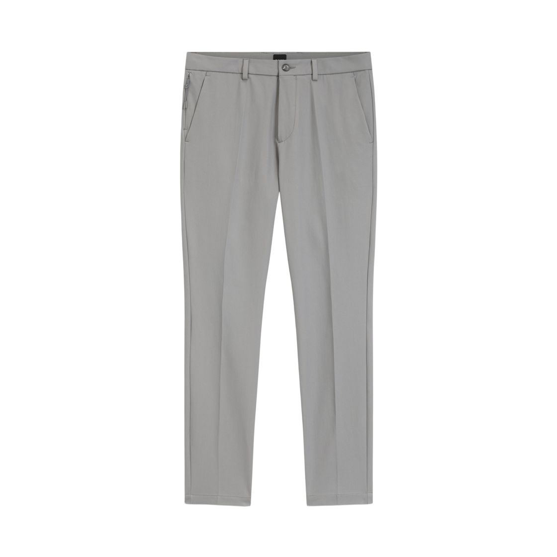 휴고 보스 포웨이 스트레치 패브릭 슬림핏 트라우저 라이트 그레이(Hugo Boss Slim-Fit Trousers in Four-Way Stretch Fabric Light Grey)
