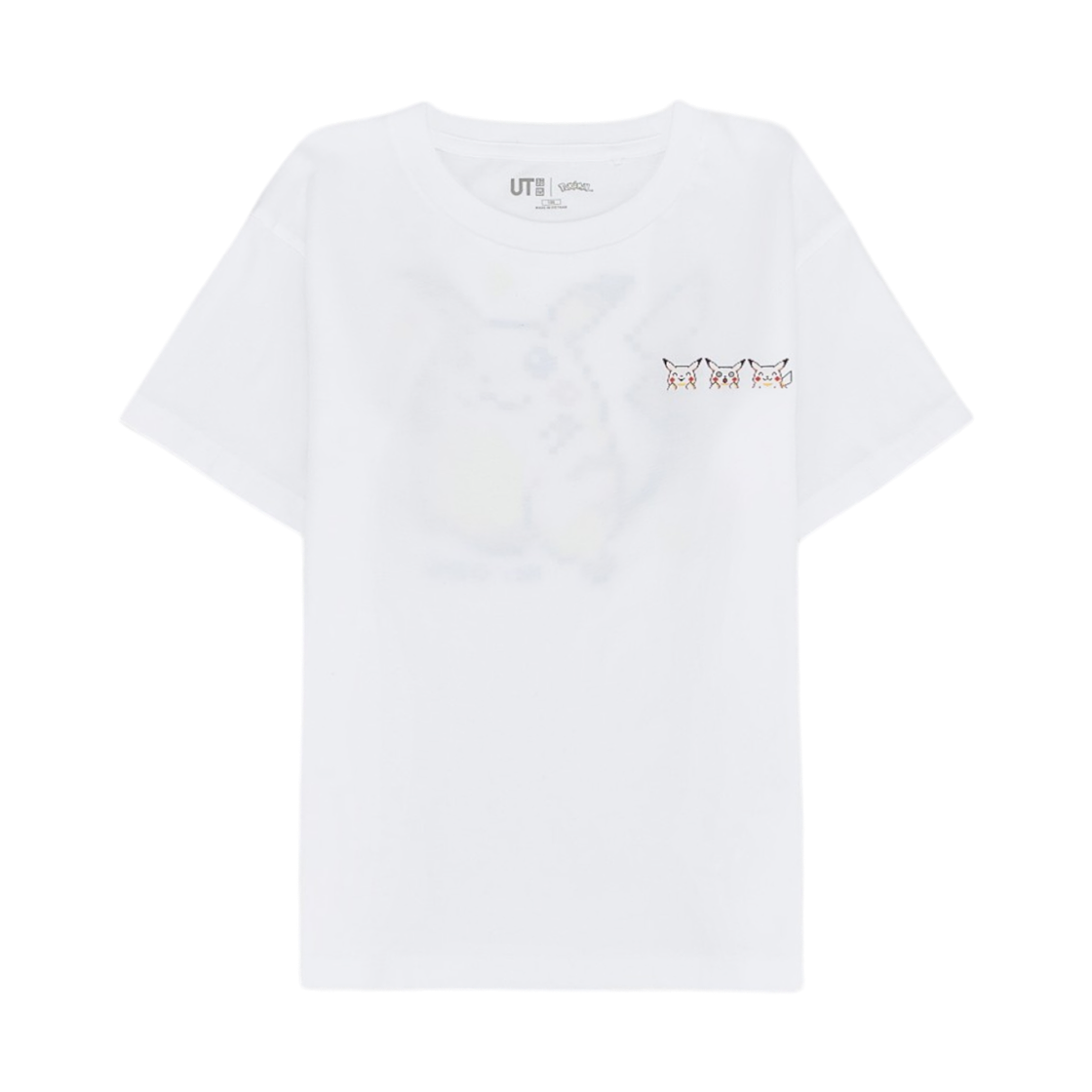 (키즈) 유니클로 UT x 포켓몬 그래픽 티셔츠 H 화이트((Kids) Uniqlo UT x Pokemon Graphic T-Shirt H White) - 2