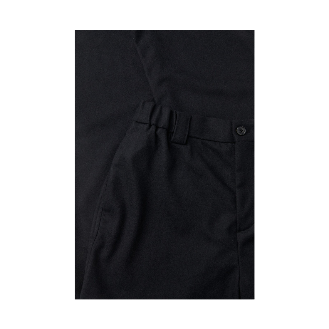 이로 무 밴딩 루즈 슬랙스 블랙(Iro Mou Banding Loose Slacks Black) - 6