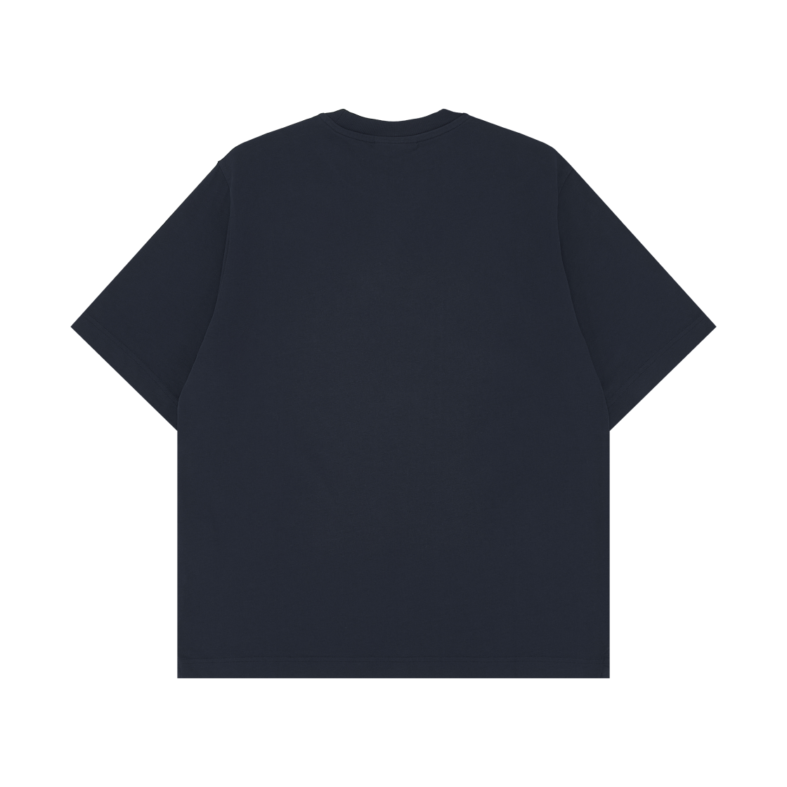 메종 키츠네 플라워 오버사이즈 티셔츠 네이비(Maison Kitsune Flowers Oversize T-Shirt Navy) - 2