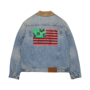 Denim Tears Flag Denim Jacket Light Wash