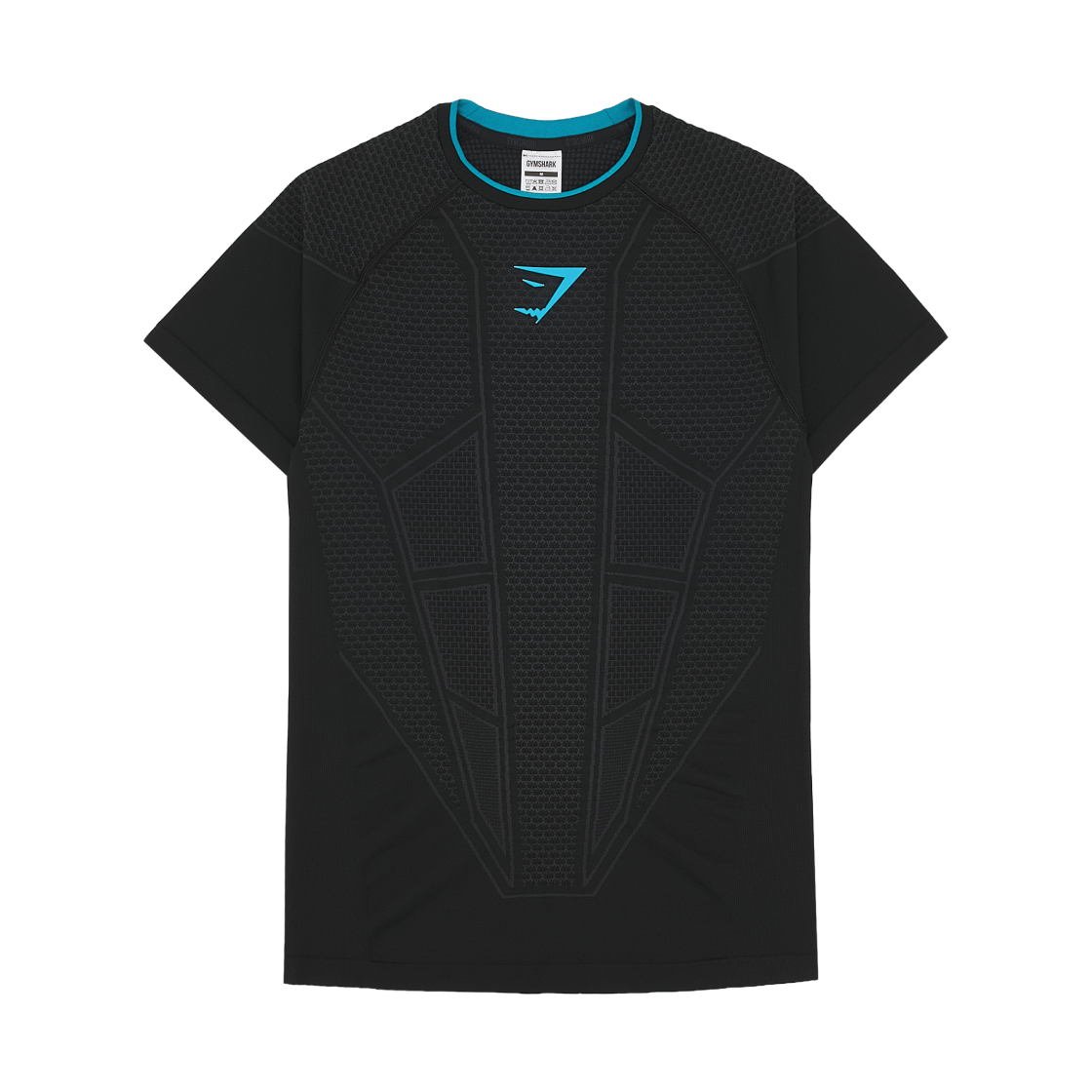짐샤크 오닉스 V1 티셔츠 블랙 오닉스 그레이(Gymshark Onyx V1 T-Shirt Black Onyx Grey)