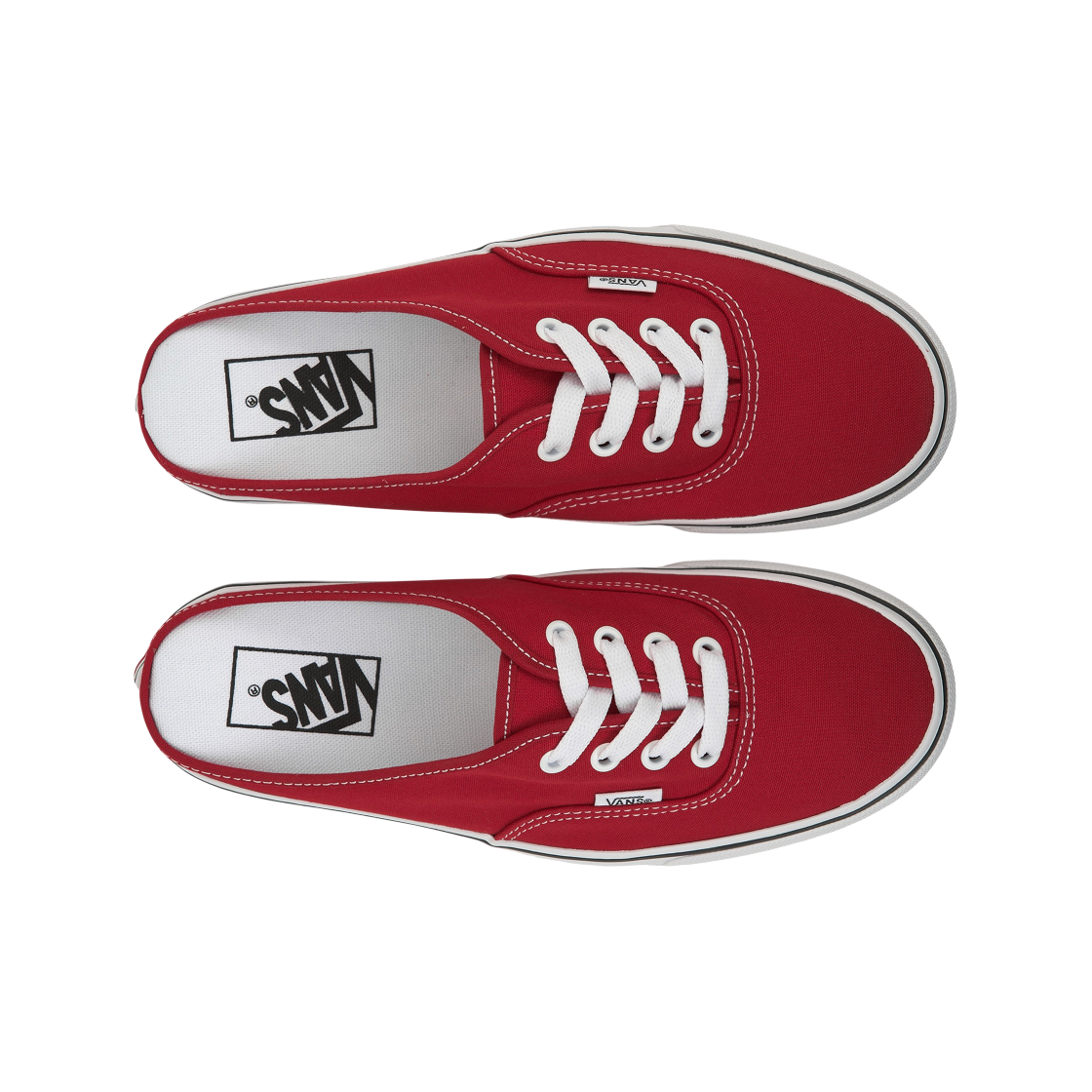 반스 어센틱 뮬 레이싱 레드 트루 화이트(Vans Authentic Mule Racing Red True White) - 5