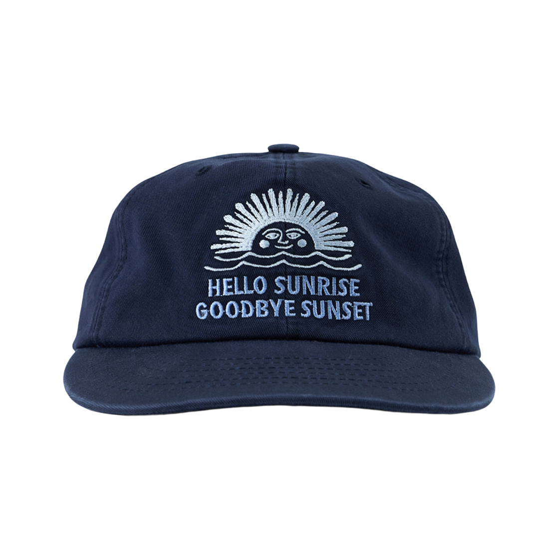 헬로선라이즈 90s 로고 6패널 캡 딥네이비(Hello Sunrise 90s Logo 6Panel Cap DEEP NAVY)