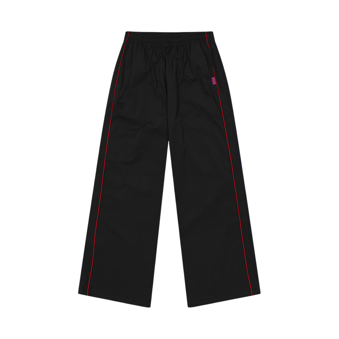 FC 바르셀로나 라인 우븐 트랙팬츠 블랙(FC BARCELONA Line Woven Track Pants, Black)