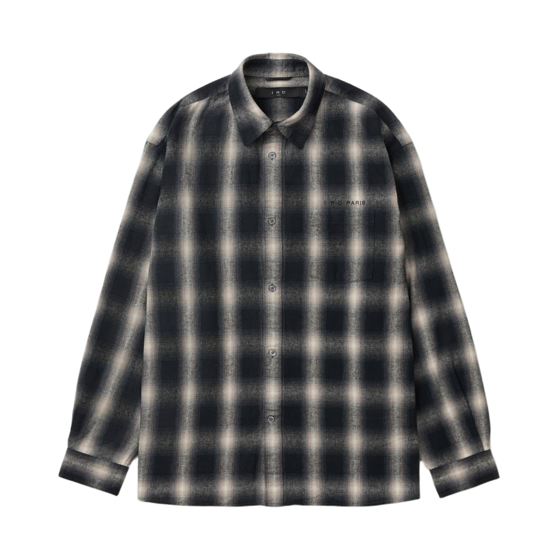 이로 리에르 체크 셔츠 블랙(Iro Lierre Check Shirt Black) - 2