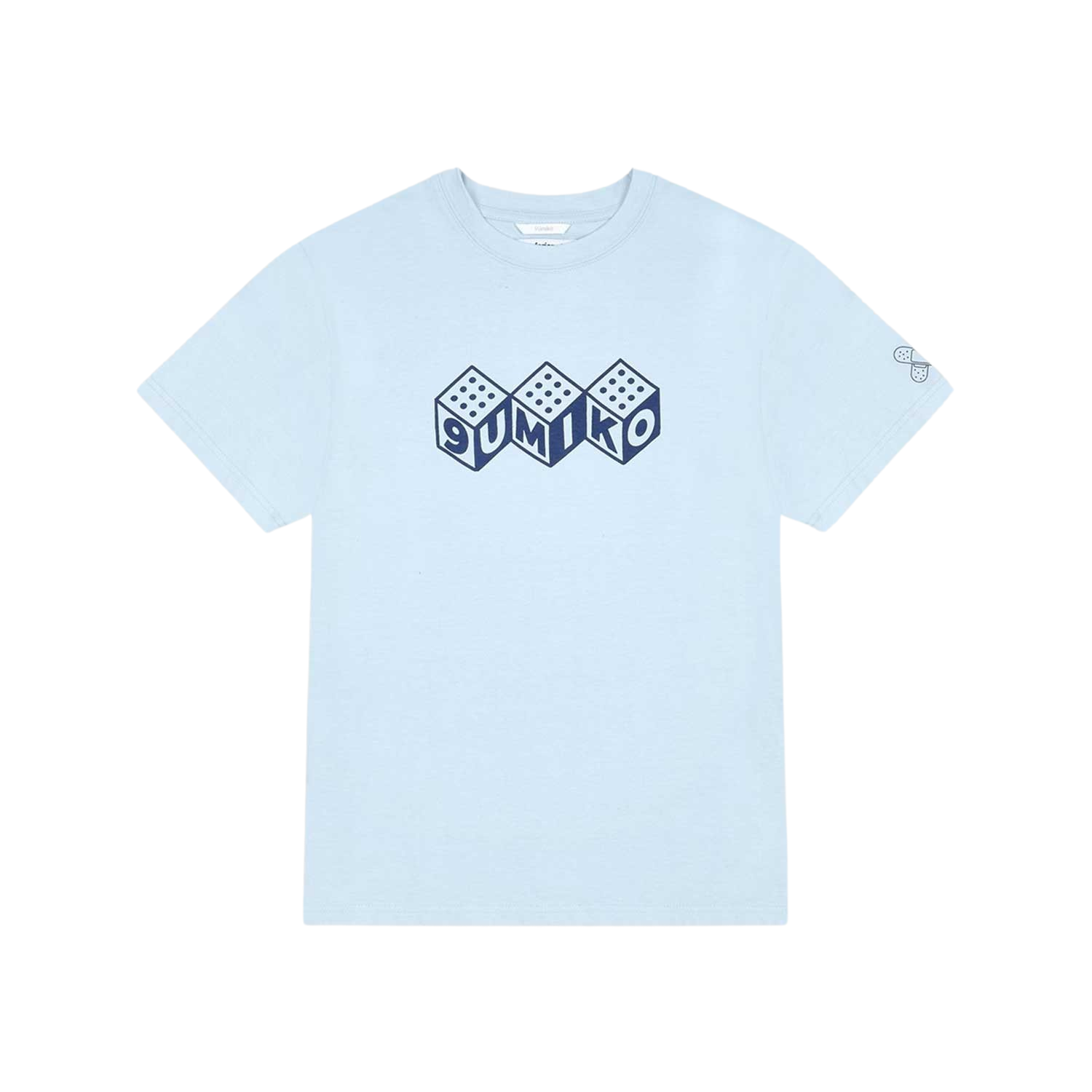 사파리스팟 X 구미코 다이스 티셔츠 (스카이)(Safarispot X 9umiko Dice T-Shirt (Sky)) - 1