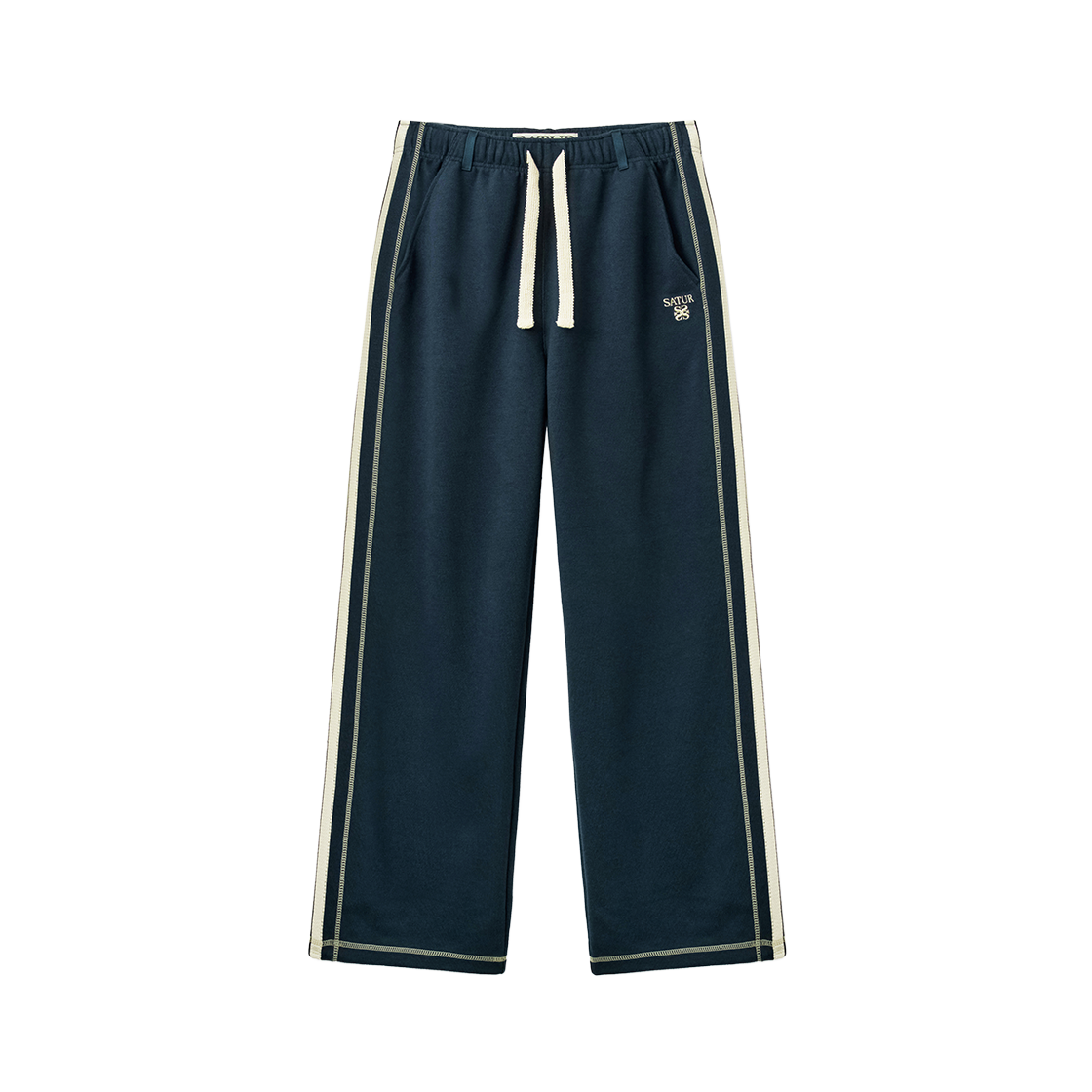 SA263UTP01NVY0 SATUR Lawton Stitch Track Pants Navy
