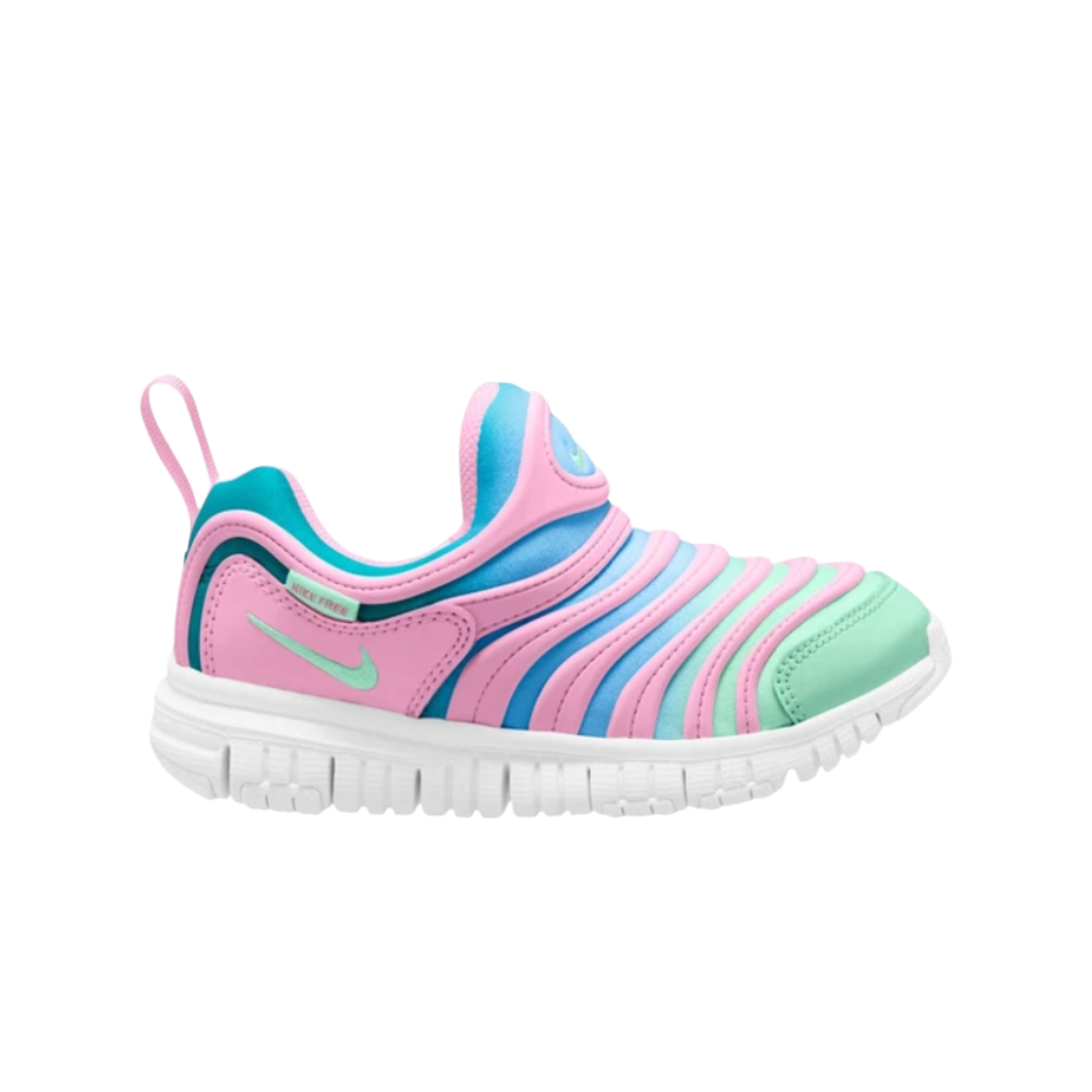 343738-642 (PS) Nike Dynamo Free Pink Rise Energy