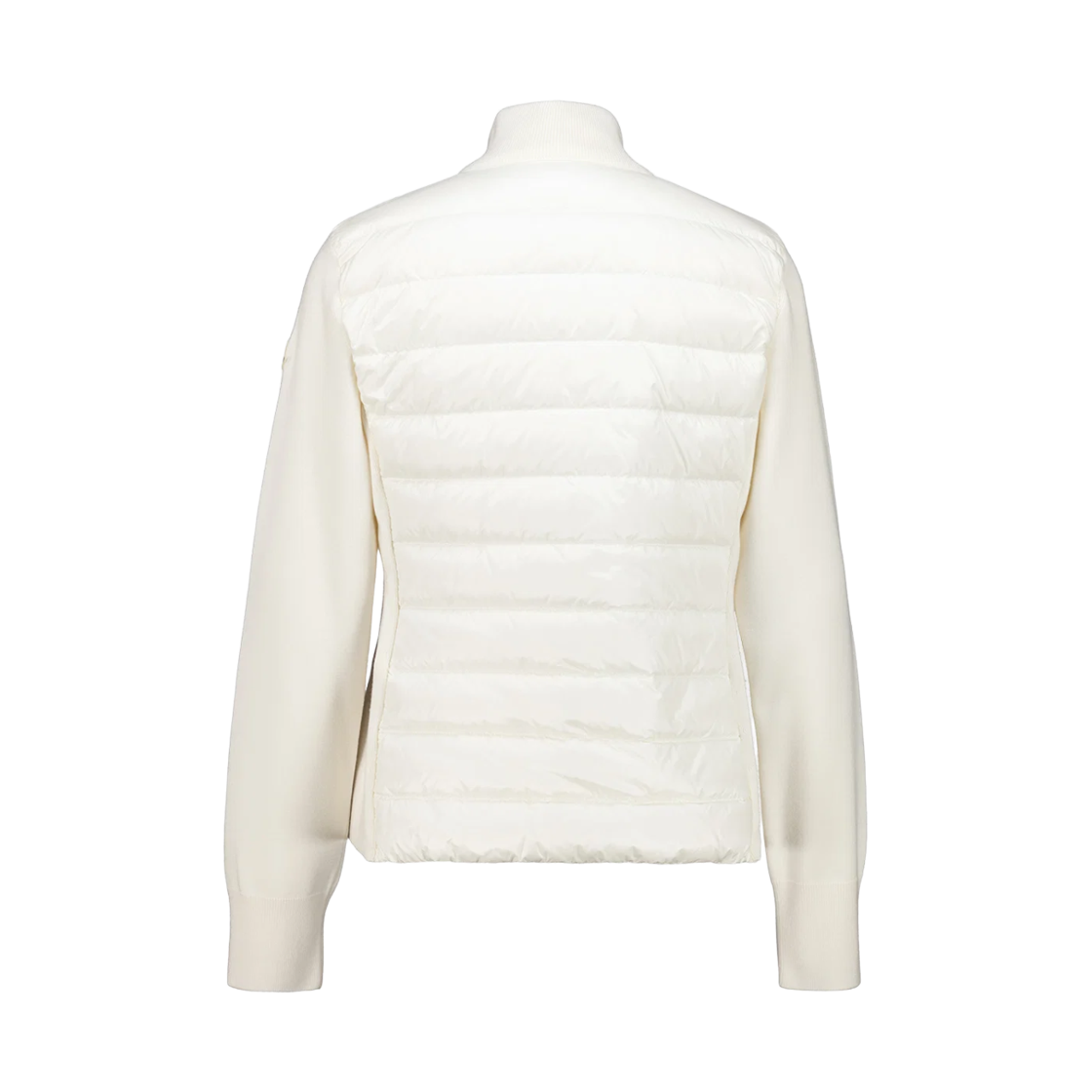 (W) 몽클레르 로고 패치 패딩 가디건 화이트 - 26FW((W) Moncler Logo Patch Padded Cardigan White - 26FW) - 2