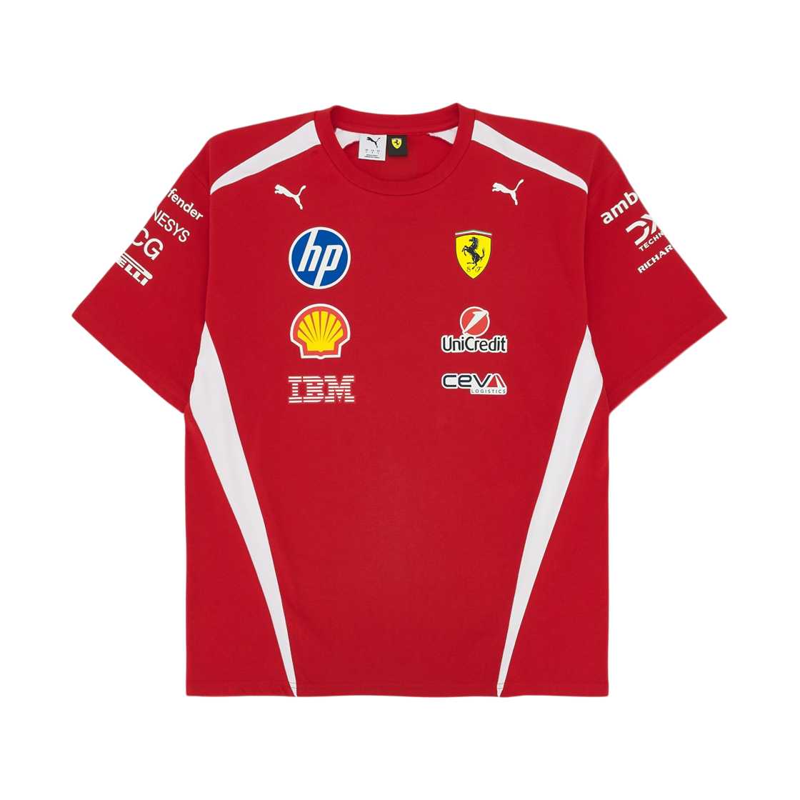 스쿠데리아 페라리 x 푸마 레플리카 티셔츠 레드(Scuderia Ferrari x Puma Replica T-Shirt Red)