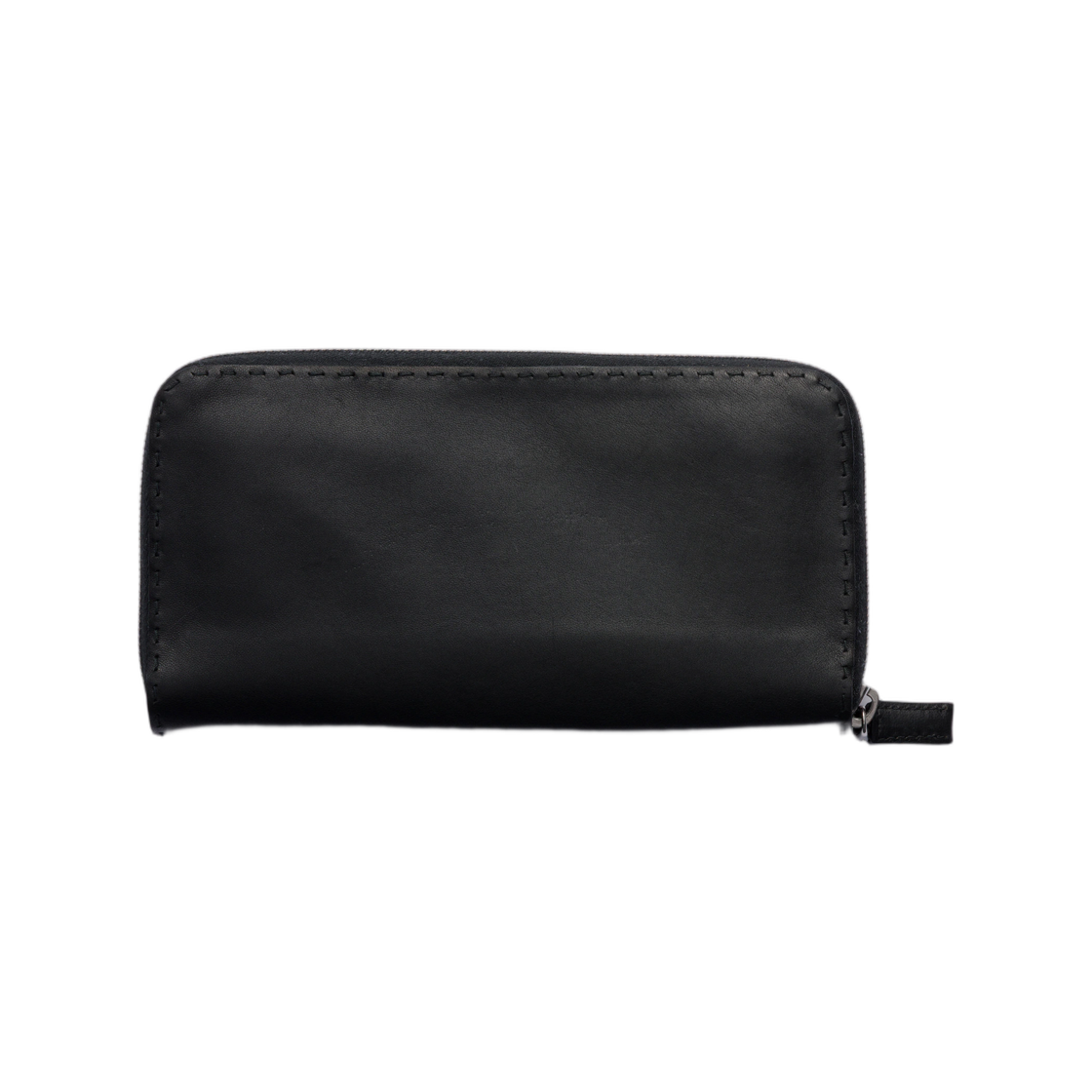 프라다 앤틱 레더 월렛 블랙(Prada Antiqued Leather Wallet Black) - 2