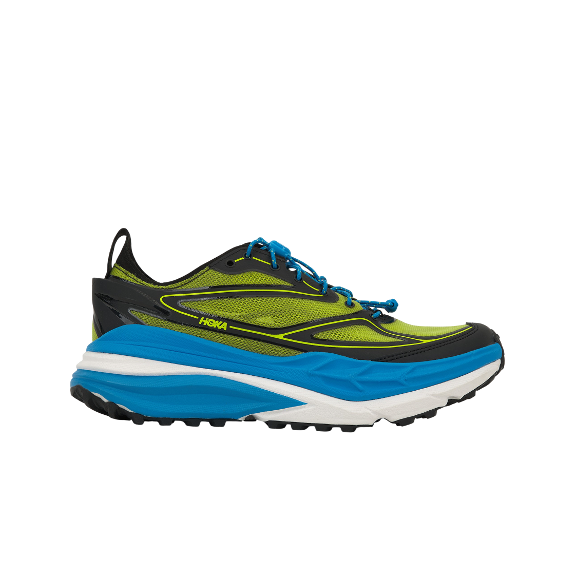 1168931-BKSK Hoka Stinson One7 Black Skyward Blue