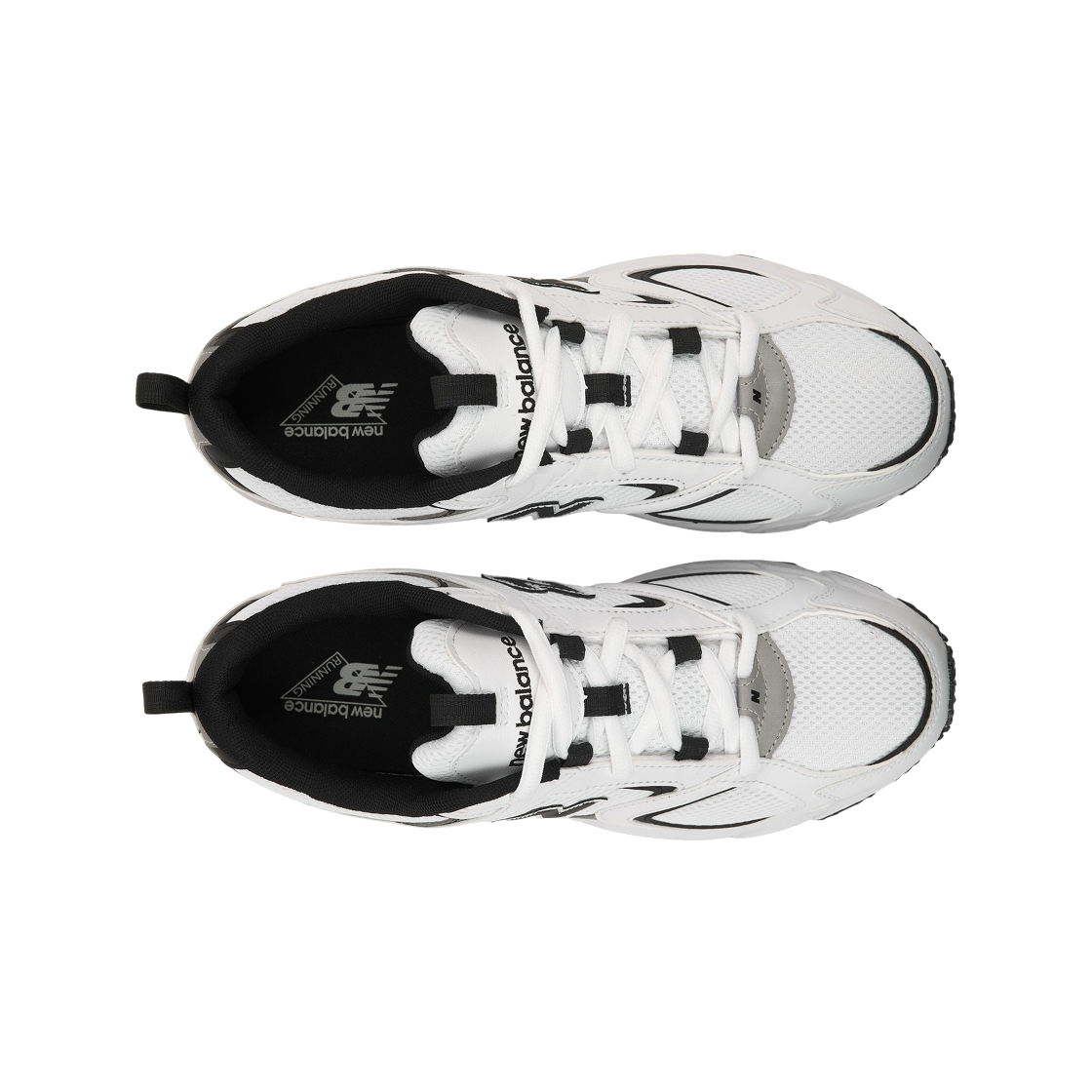 뉴발란스 408 화이트 블랙 - D 스탠다드(New Balance 408 White Black - D Standard) - 5
