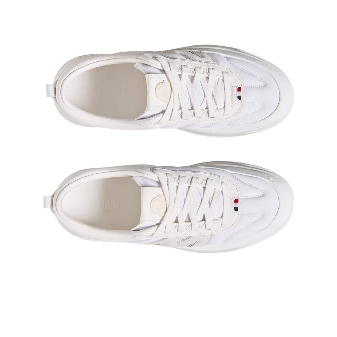 (W) 몽클레르 알티브 누벅 스웨이드 스니커즈 화이트 - 26FW((W) Moncler Altive Nubuck Suede Sneakers White - 26FW) - 2