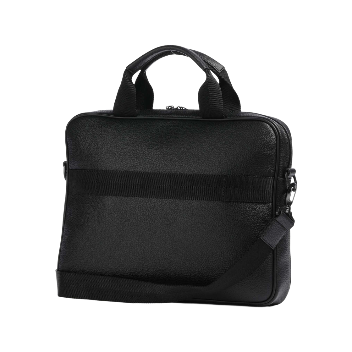 휴고 보스 레더 브리프케이스 블랙(Hugo Boss Leather Briefcase Black) - 2