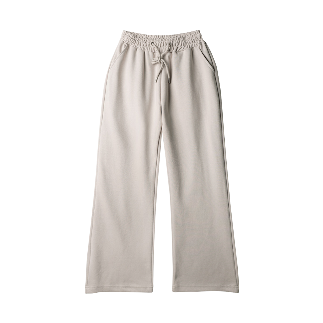 JULP2626_creamgray_29 JEMUT Airy Flare Sweat Pants Creamgray JULP2626