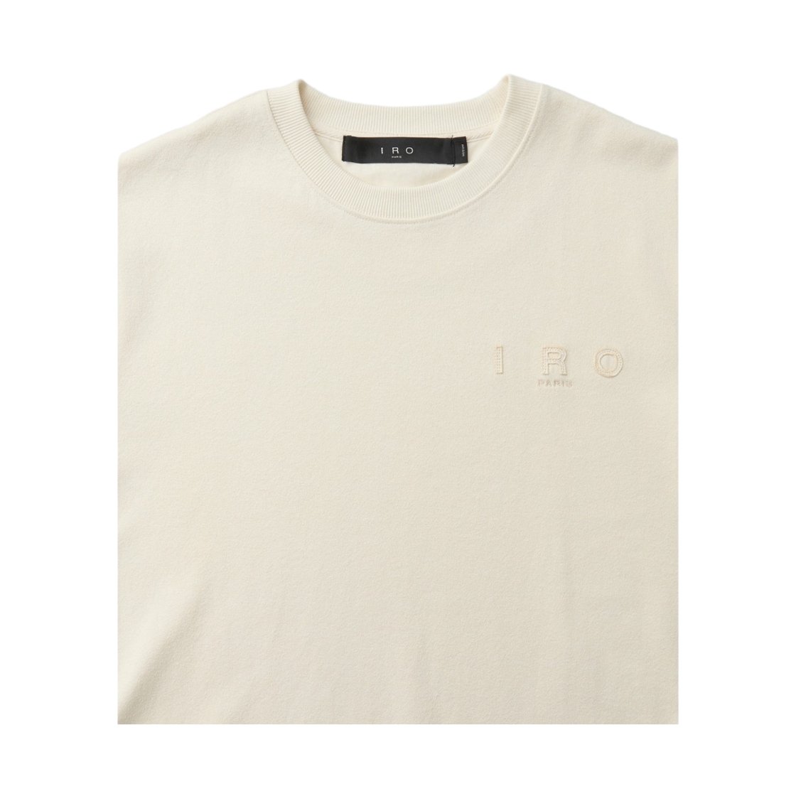 이로 리바주 테리 로고 긴팔 티셔츠 아이보리(Iro Rivage Terry Logo Long Sleeve T-Shirt Ivory) - 4