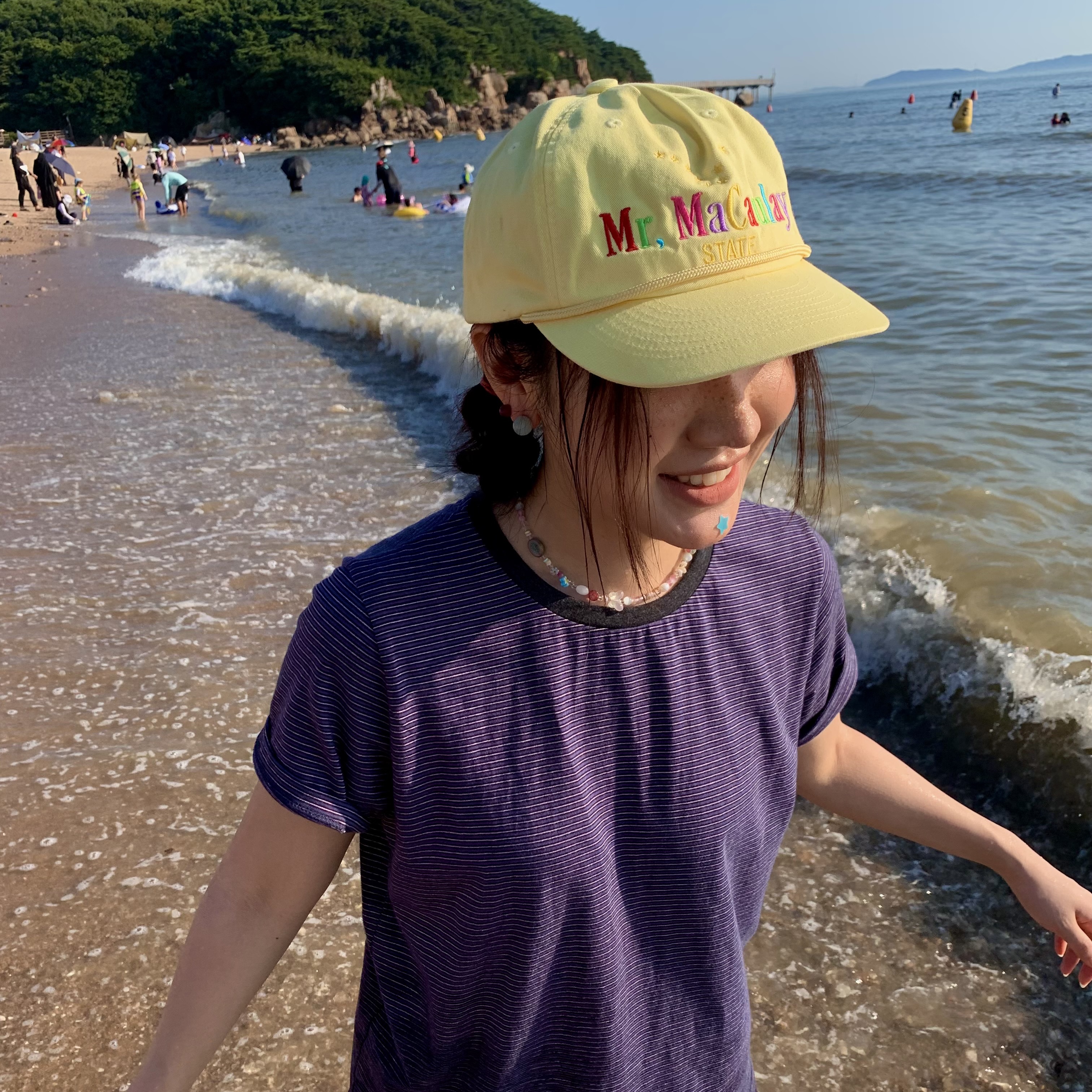 Mascompany Macaulay Cap Yellow 착용 스타일 - 2