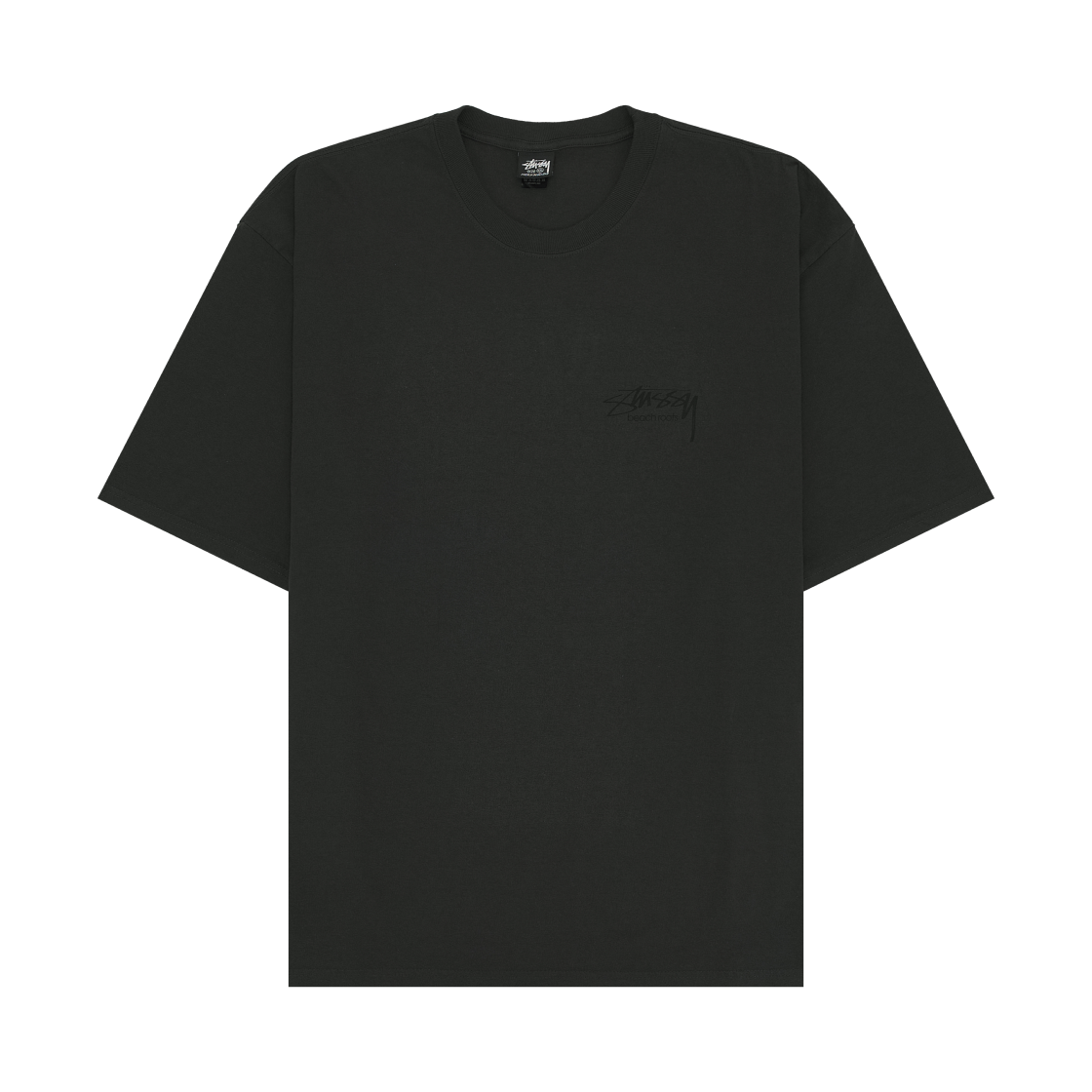 스투시 비치 루트 피그먼트 다이드 티셔츠 페이디드 블랙(Stussy Beach Roots Pigment Dyed T-Shirt Faded Black) - 2