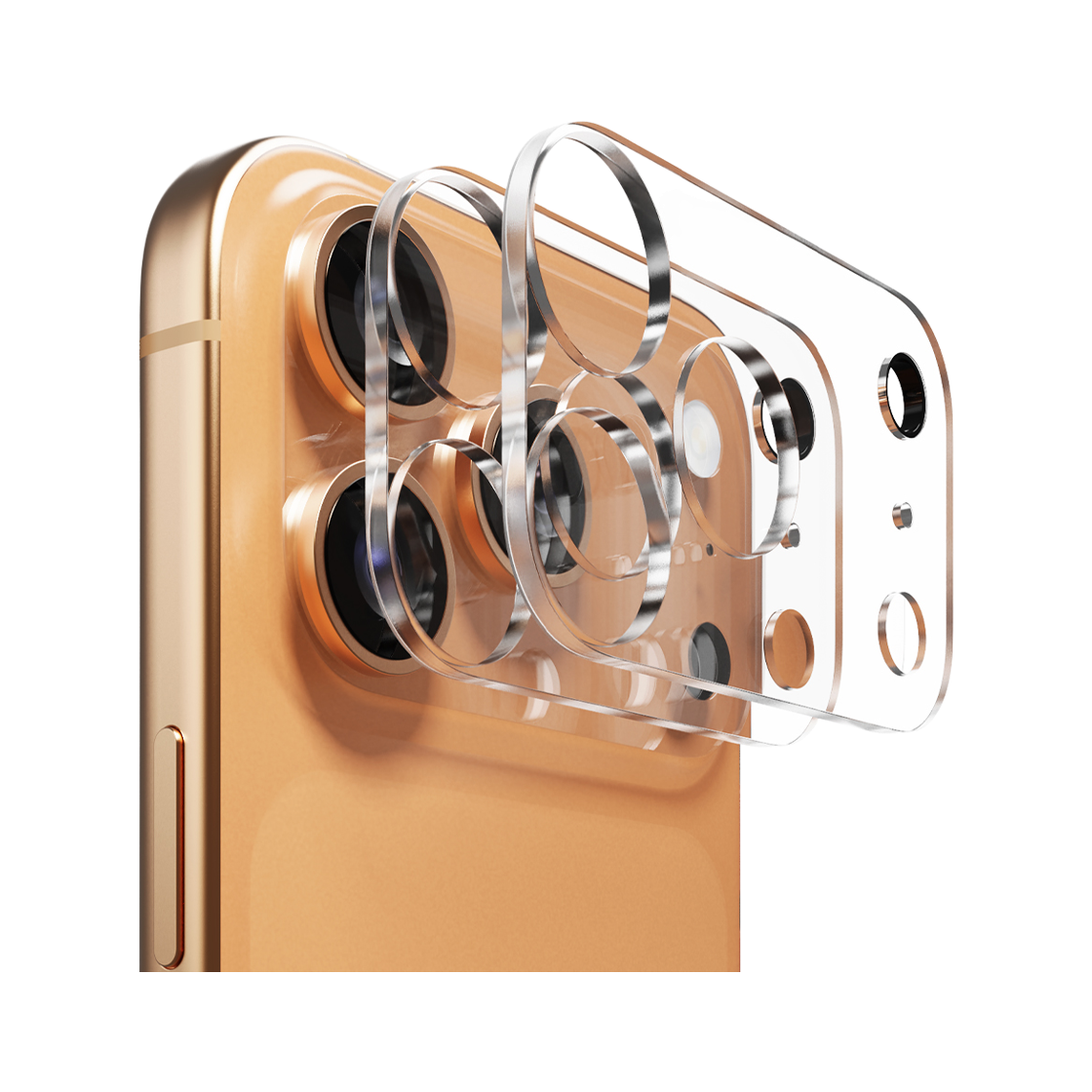 신지모루 후면 밀착 일체형 투명 카메라 강화유리 액정보호필름 아이폰(SINJIMORU Rear Adhesive Integrated Transparent Camera Tempered Glass Screen Protector for iPhone)