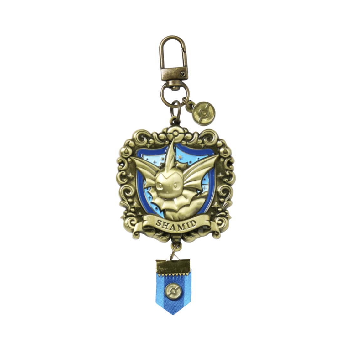 - Pokemon Store Eternal Antique Metal Metal Keyring Vaporeon