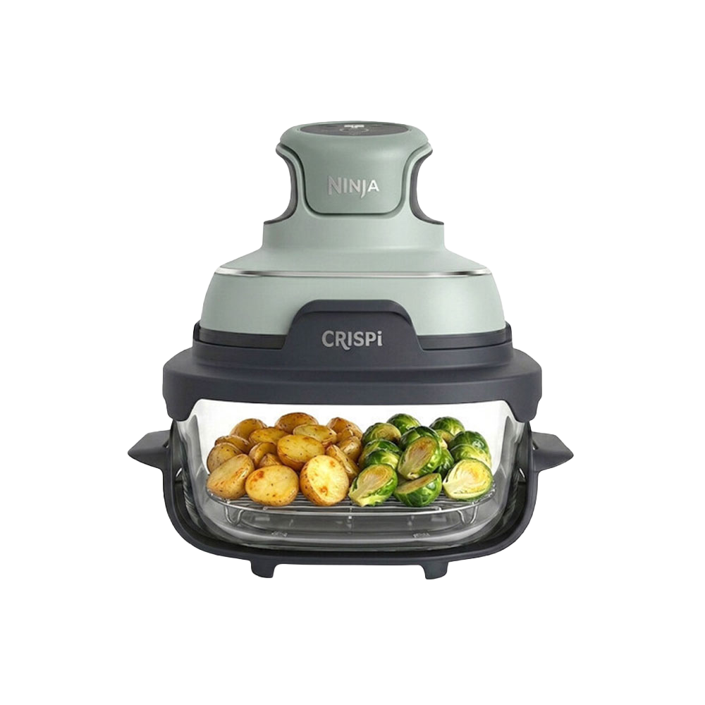 샤크닌자 NINJA 에어프라이어 크리스피 올인원 유리 멀티쿠커 3.8L + 1.4L FN100KRGN1(NINJA Crispi All-in-One Glass Multi-Cooker 3.8L + 1.4L FN100KRGN1)