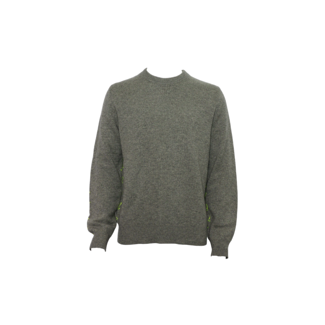 ITNKOPGK98WU Louis Vuitton Gray Half & Half Monogram Men Knit Sweater
