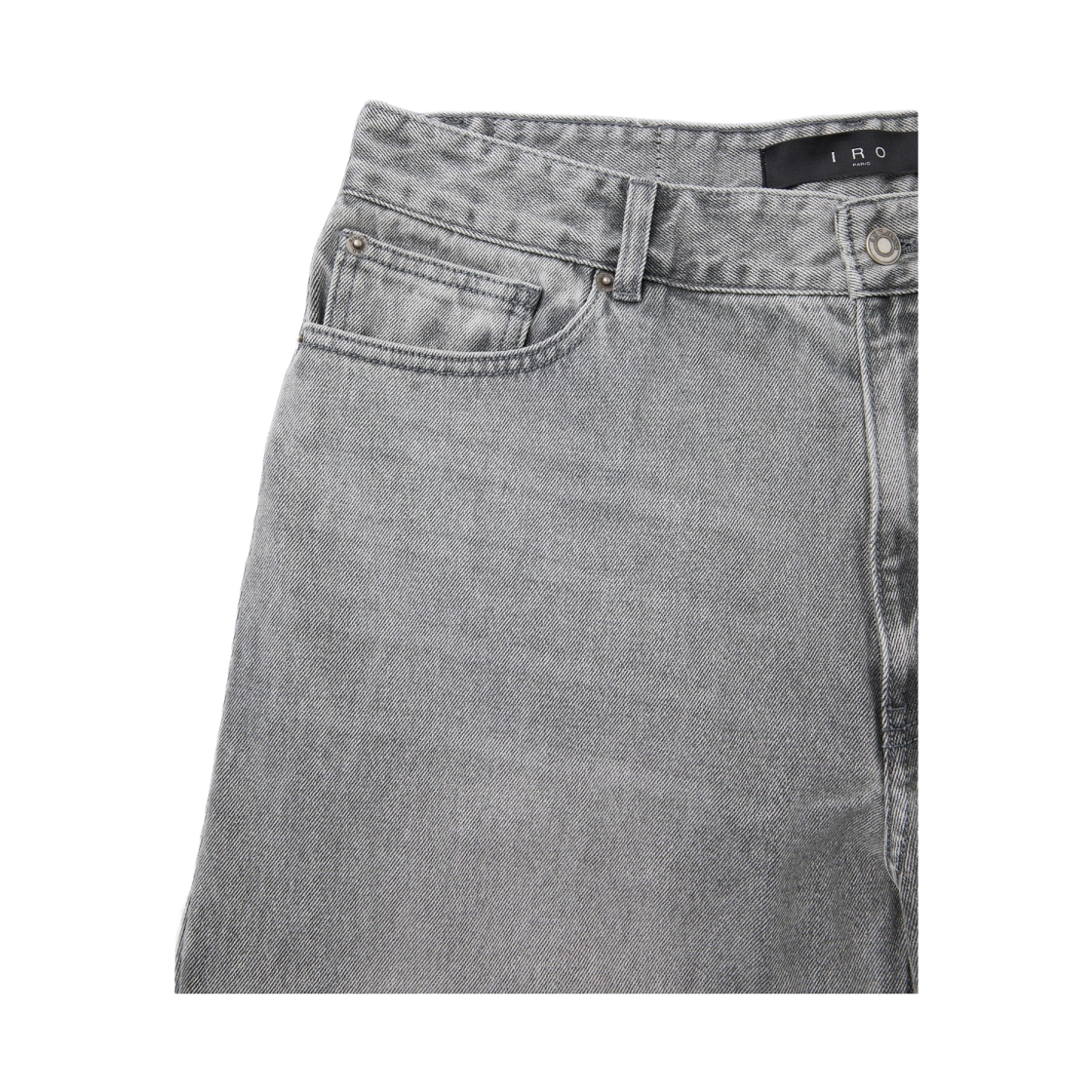 이로 라르주 와이드핏 데님팬츠 다크 그레이(Iro Larges Wide Fit Denim Pants Dark Gray) - 5