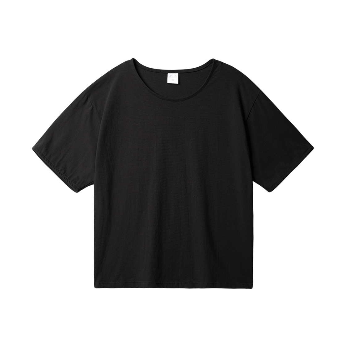 KJST2691_black_29 JEMUT Boy Crop U-Neck Short Sleeve black KJST2691