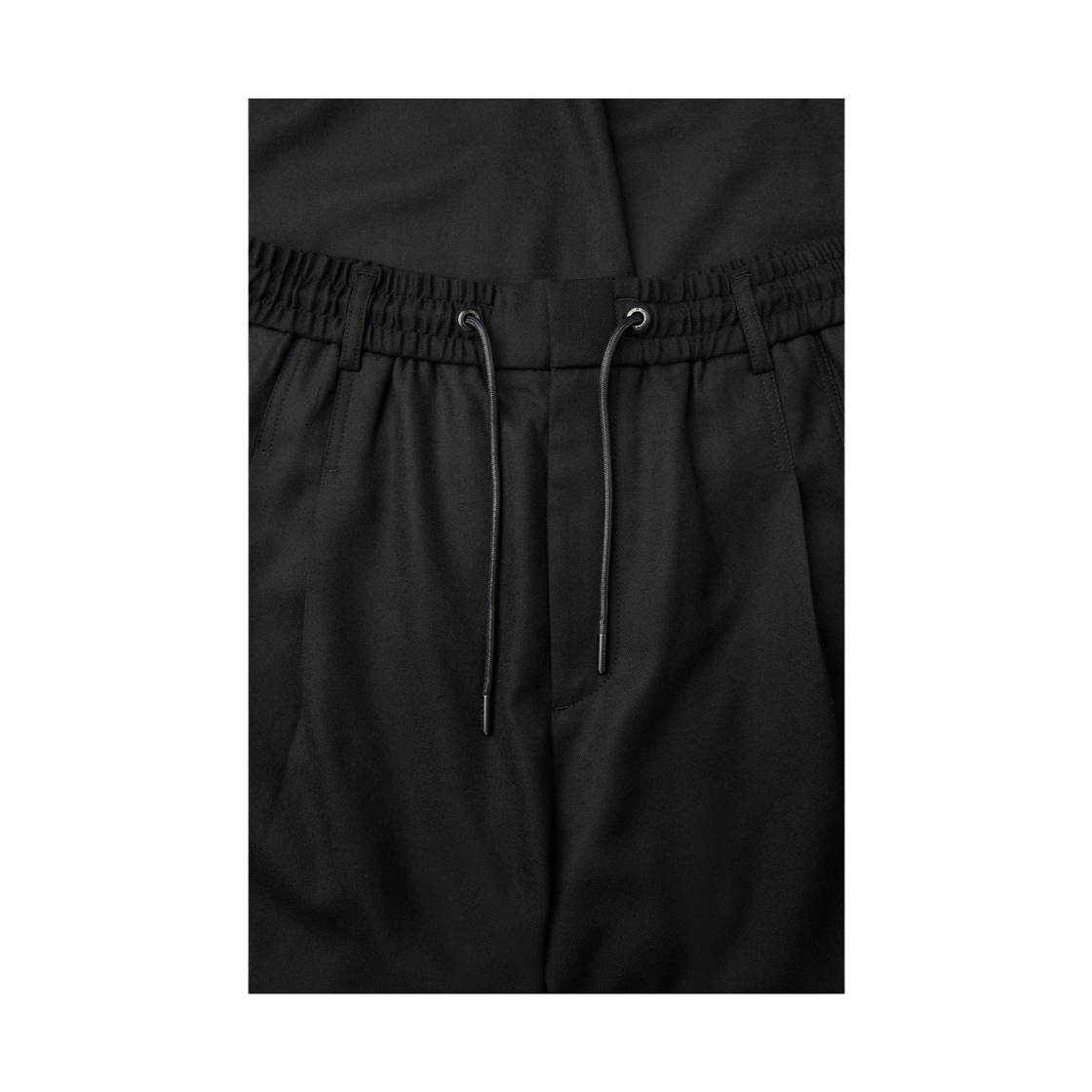 이로 레제 울 벌룬핏 밴딩 슬랙스 블랙(Iro Leger Wool Balloon Fit Banding Slacks Black) - 4