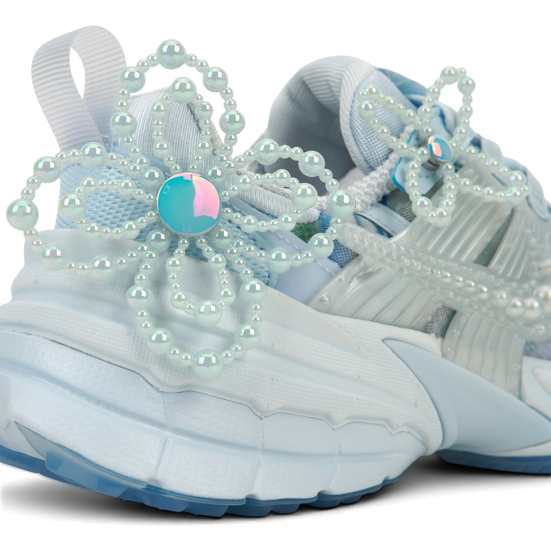 (W) 나이키 x 수잔 팡 V2K 런 블루 틴트 멀티 컬러((W) Nike x Susan Fang V2K Run Blue Tint Multi Color) - 8