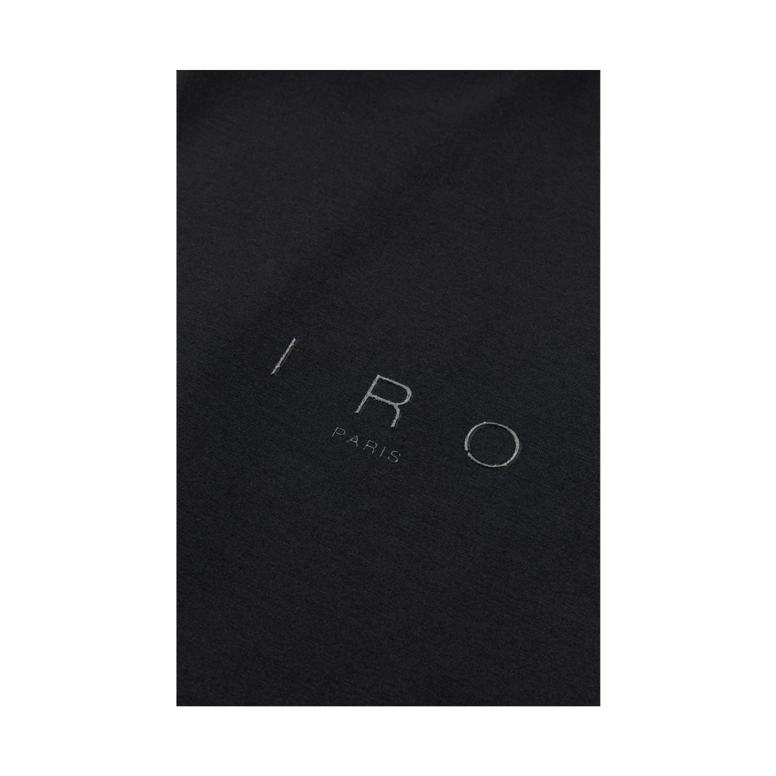 이로 브왈 쿠션지 후드 집업 티셔츠 블랙(Iro Voile Cushion Fabric Hood Zip-Up T-Shirt Black) - 5