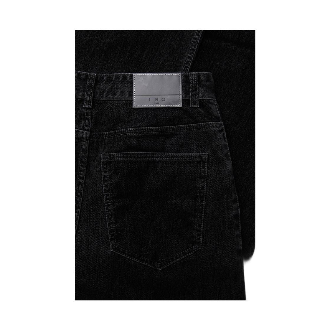 이로 나크르 벨벳 데님팬츠 블랙(Iro Nacre Velvet Denim Pants Black) - 6
