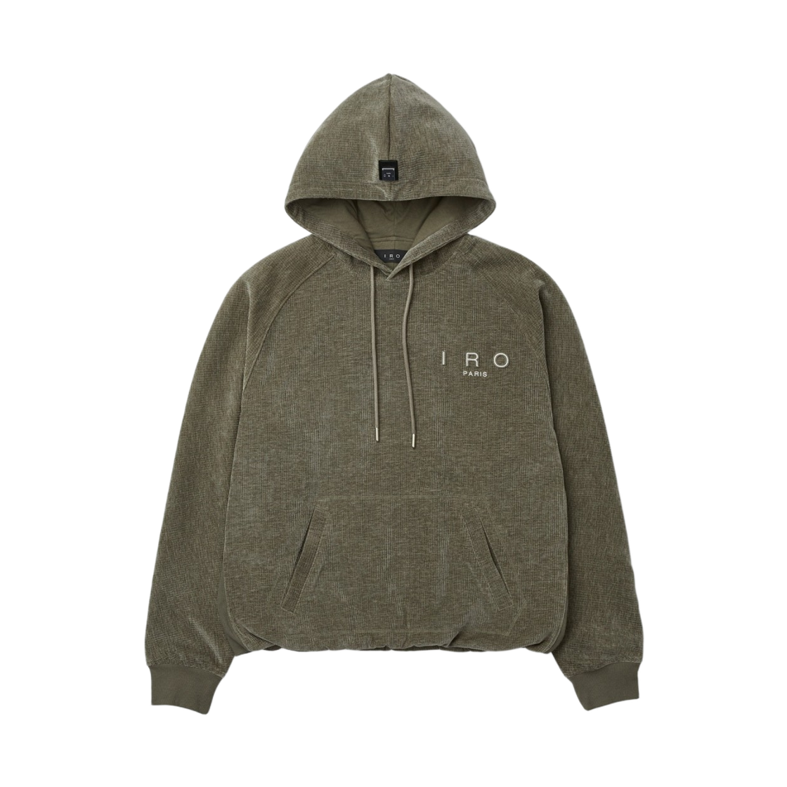 이로 카퓌슈 벨루어 후드 티셔츠 베이지(Iro Capuche Velour Hood T-Shirt Beige) - 2
