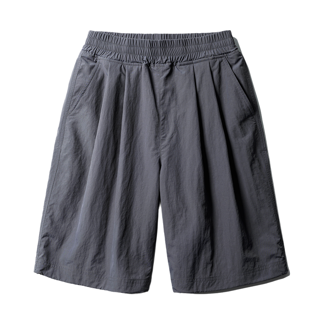 OYSP2566_charcoal_291 JEMUT Easy Summer Nylon Half Pants Charcoal OYSP2566