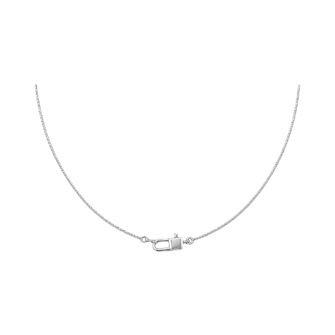 P00000JU LA PISCINE Silver Flow Necklace (925 Silver)