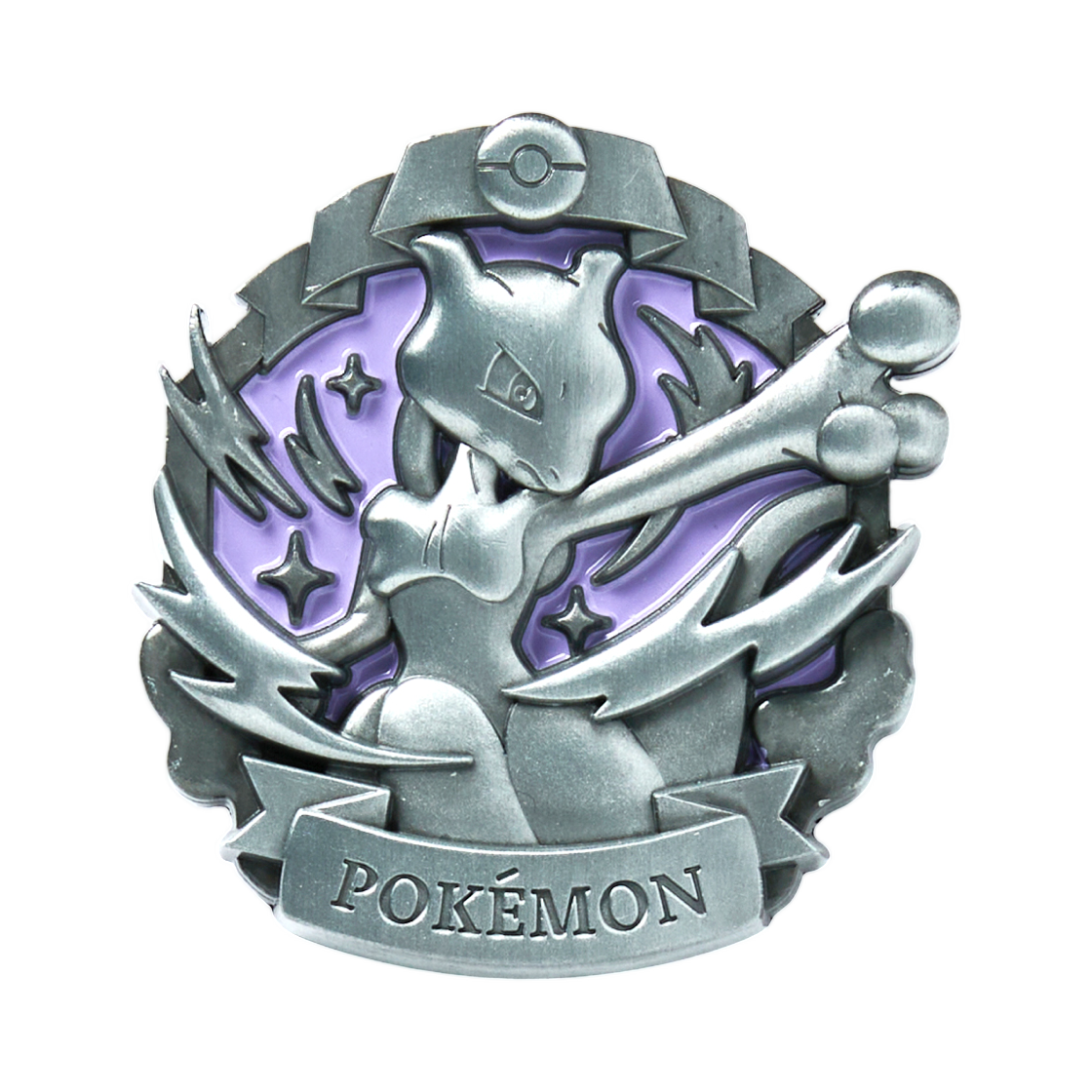 - Pokemon Store Eternal Antique Metal Pin Badge Mewtwo