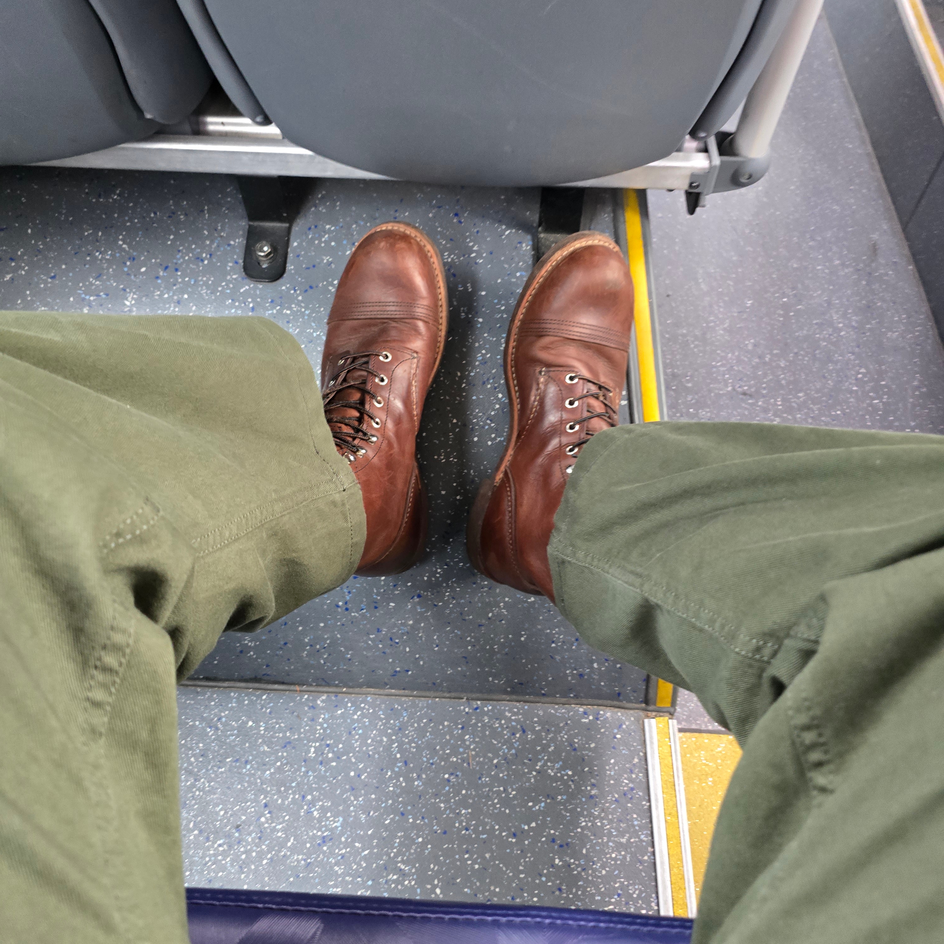 Red Wing Iron Ranger 8111 Amber Harness - D 착용 스타일
