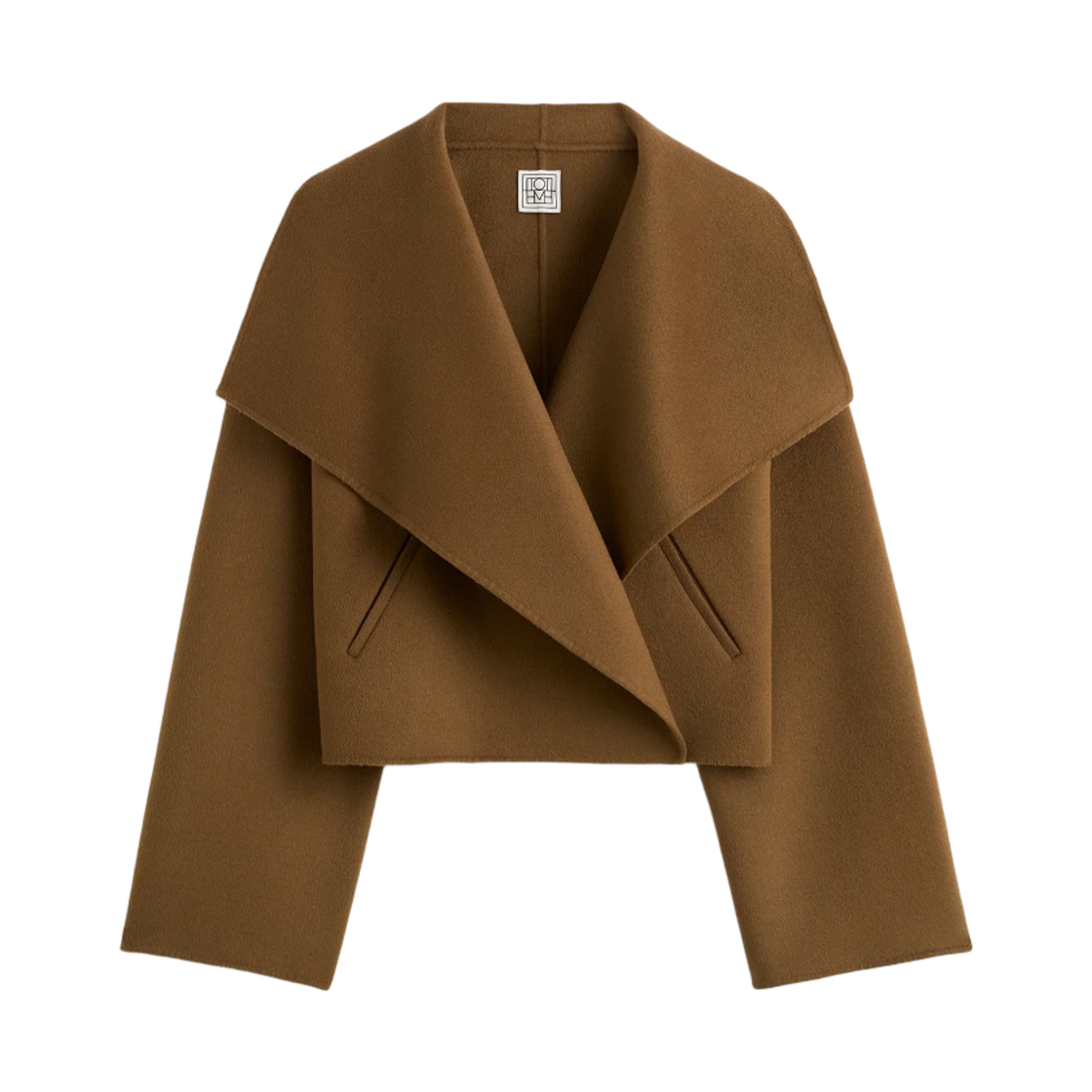 (W) 토템 시그니쳐 더블 자켓 토바코((W) Toteme Signature Double Jacket Tobacco) - 1