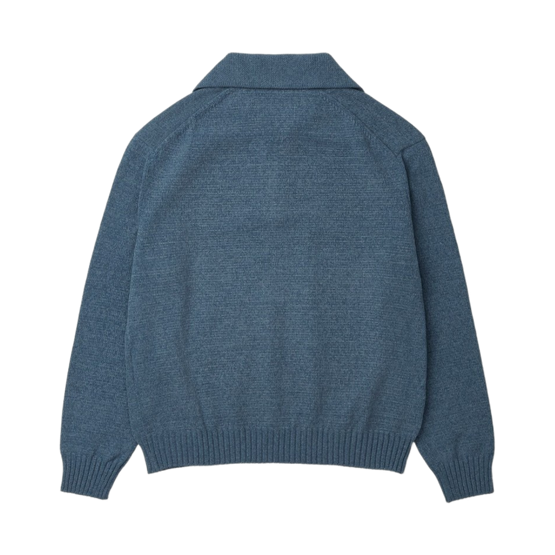 이로 실로 셔닐 하프집업 스웨터 블루(Iro Silo Chenille Half-Zip Sweater Blue) - 3