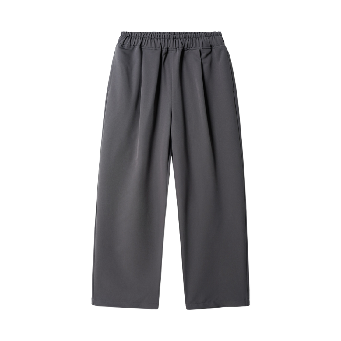 제멋 클린 원턱 밴딩 와이드 슬랙스 다크그레이 KJLP2705(JEMUT Clean One Tuck Banding Wide Slacks Darkgray KJLP2705)