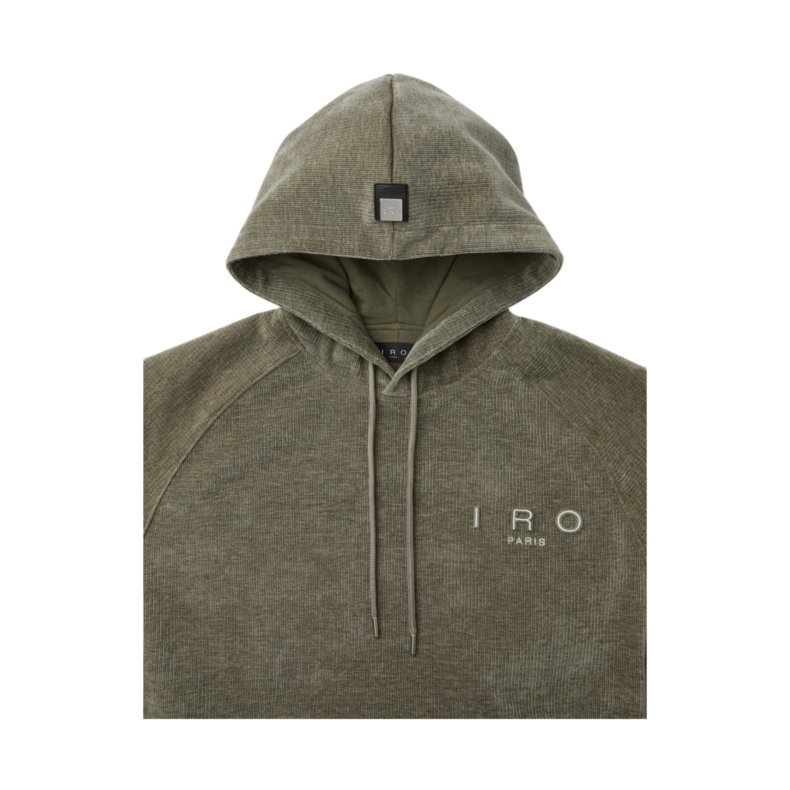 이로 카퓌슈 벨루어 후드 티셔츠 베이지(Iro Capuche Velour Hood T-Shirt Beige) - 4