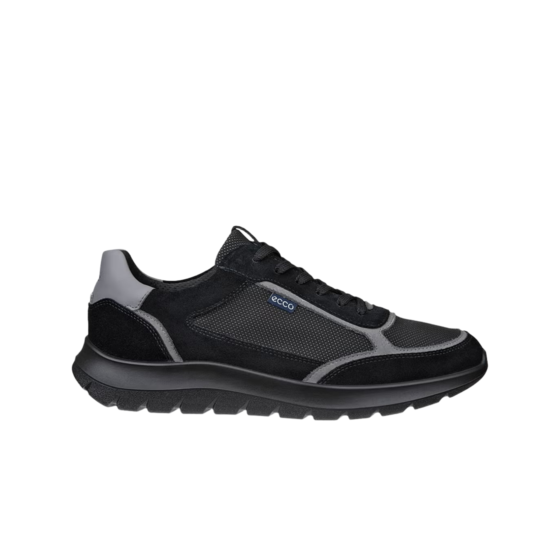 에코 시티 스트라이드 레더 스니커즈 블랙(Ecco City Stride Leather Sneaker Black)