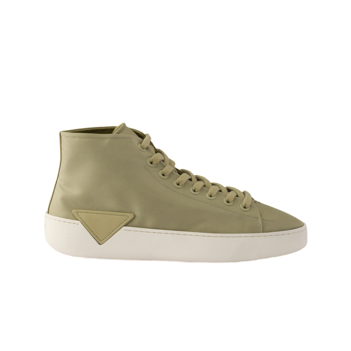 2TE218-3LFV-F04V5 Prada High-Top Re-Nylon Sneakers Olive