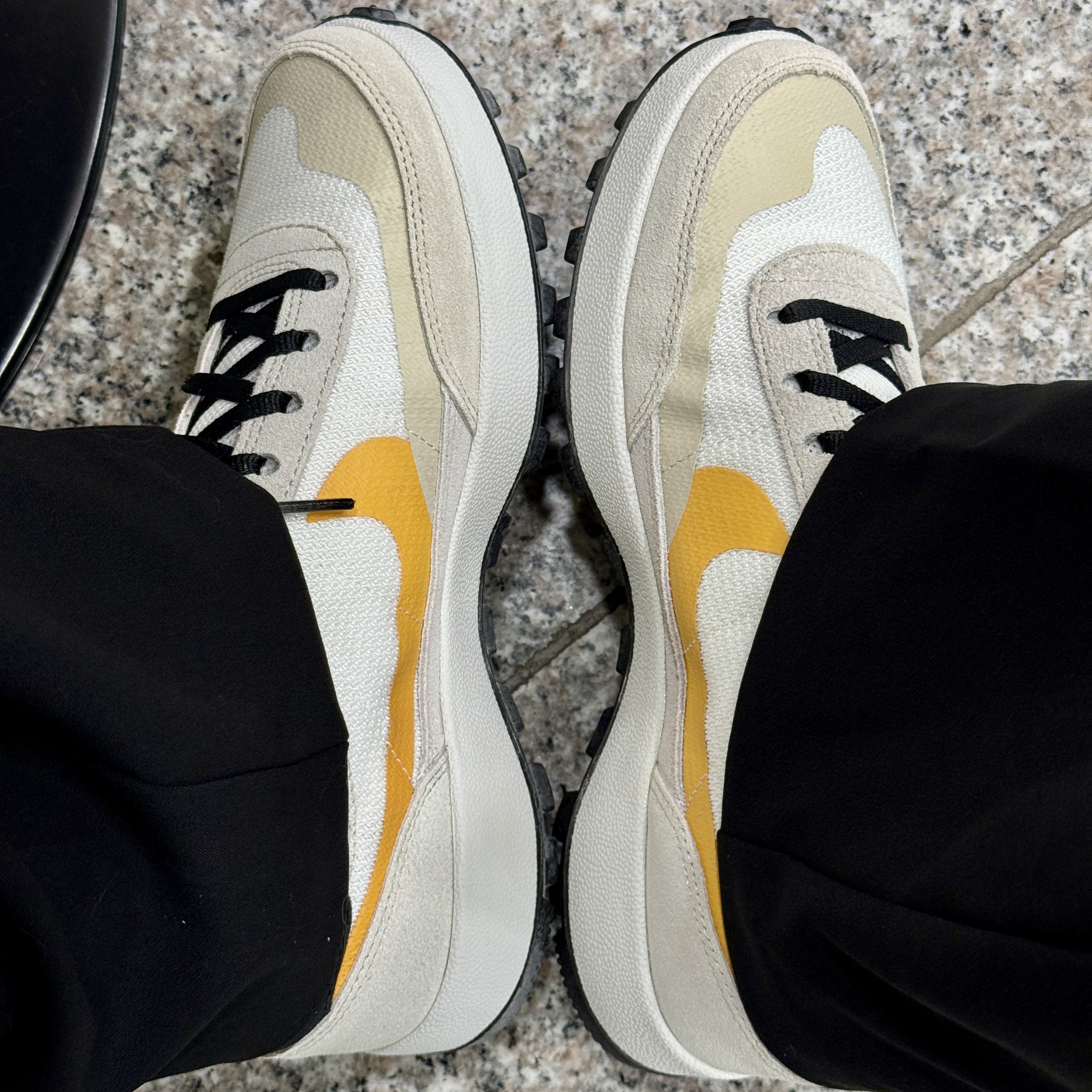 Nike x Tom Sachs General Purpose Shoe Pine Green University Gold 착용 스타일